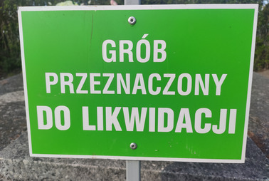 Grób przeznaczony do likwidacji